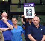 Salford Royal Hospital staff join International Workers Memorial Day 